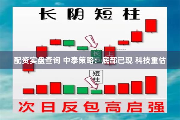 配资实盘查询 中泰策略：底部已现 科技重估