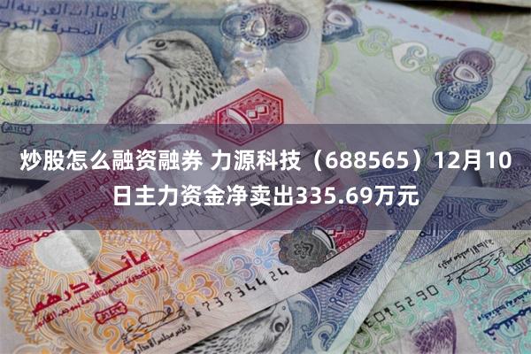 炒股怎么融资融券 力源科技（688565）12月10日主力资金净卖出335.69万元