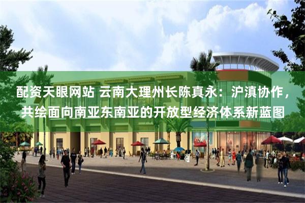 配资天眼网站 云南大理州长陈真永：沪滇协作，共绘面向南亚东南亚的开放型经济体系新蓝图