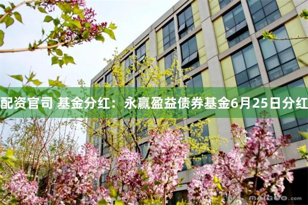 配资官司 基金分红：永赢盈益债券基金6月25日分红